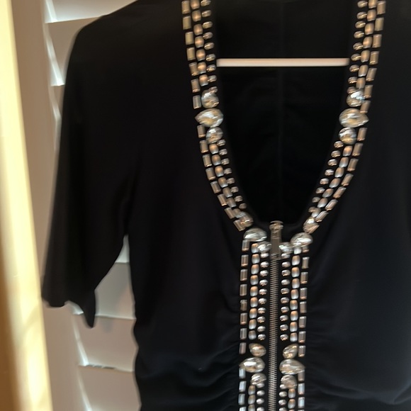 Boston Proper - Ladies Top embellished with crystals. - Picture 3 of 3
